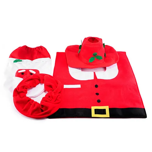 4pcs/Set Toilet Cover Decoration 