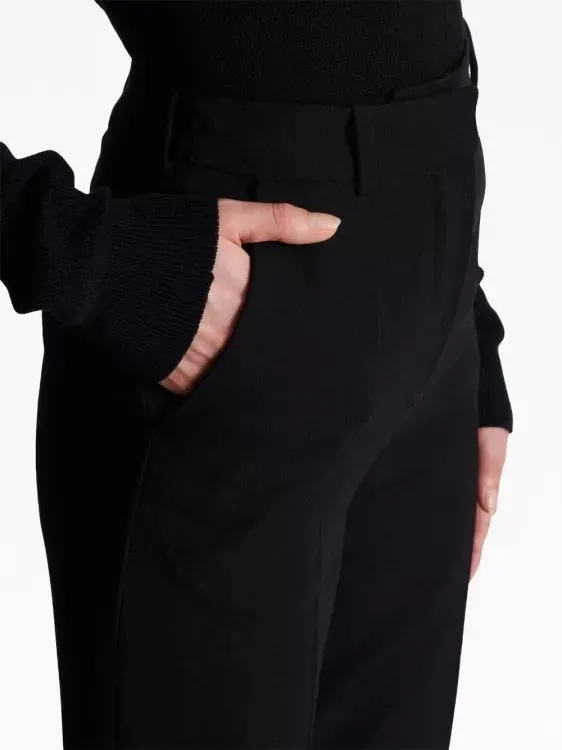   Balmain  Wool Flared Trousers Black