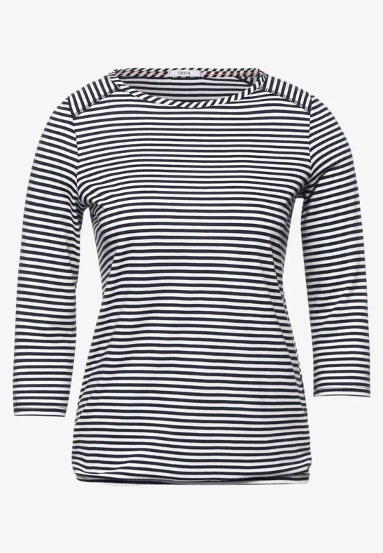 Basic Streifen Shirt