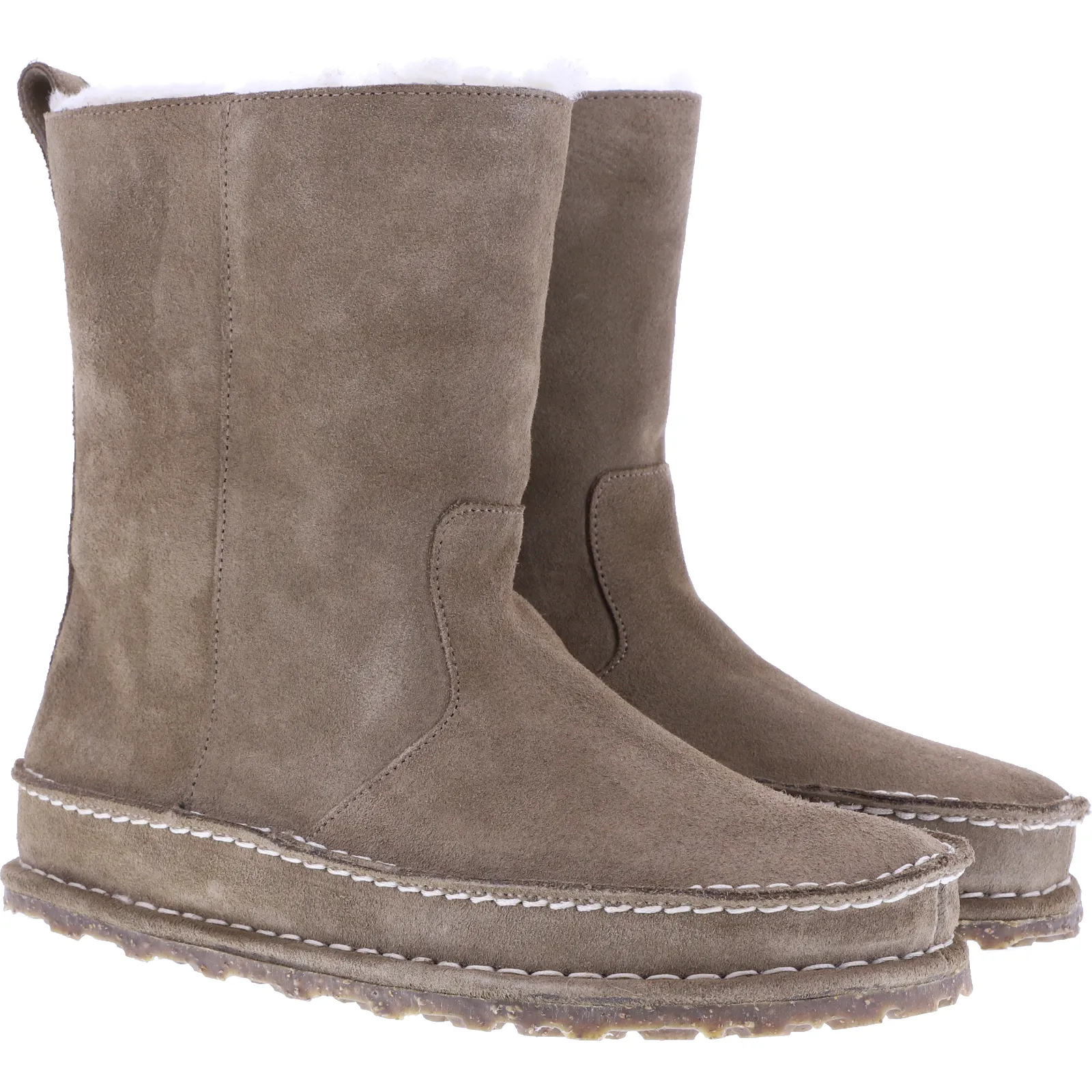Birkenstock / Modell: Lahti / Taupe / Lammfellfutter / Weite: Normal / 1023671 / Damen Boots