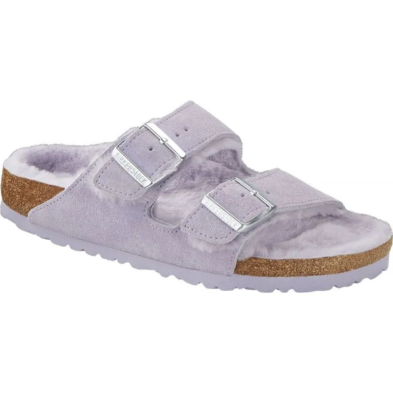 Birkenstock Arizona Shearling Suede Leather - Sandalen | Hardloop