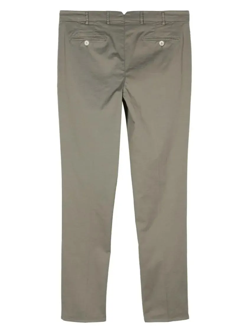   Brunello Cucinelli  Cotton Trousers Green