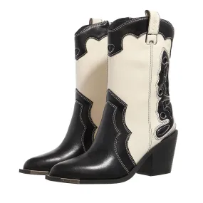   Buffalo  West Boot Mid White/Black  Stiefel 