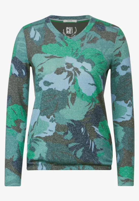 Cosy Shirt mit Print