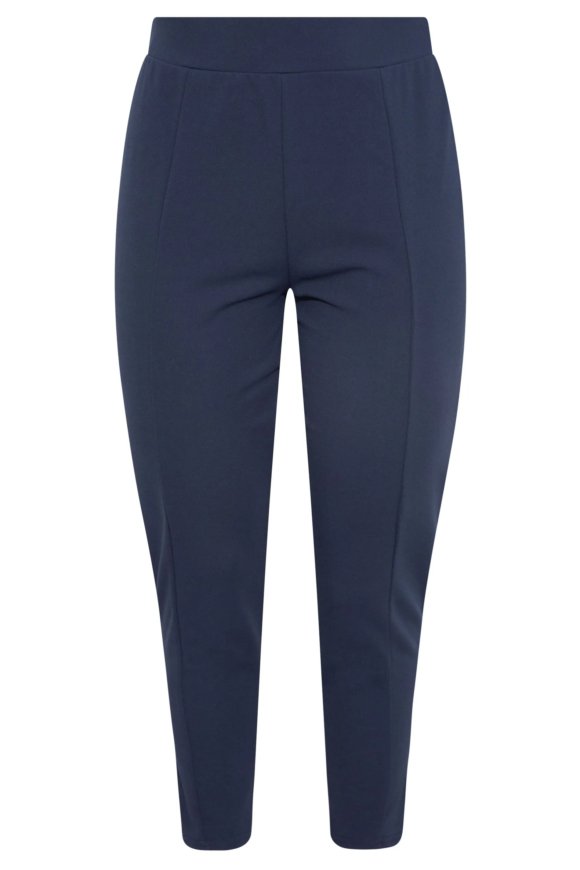 Curve Karierte Hose in Marineblau