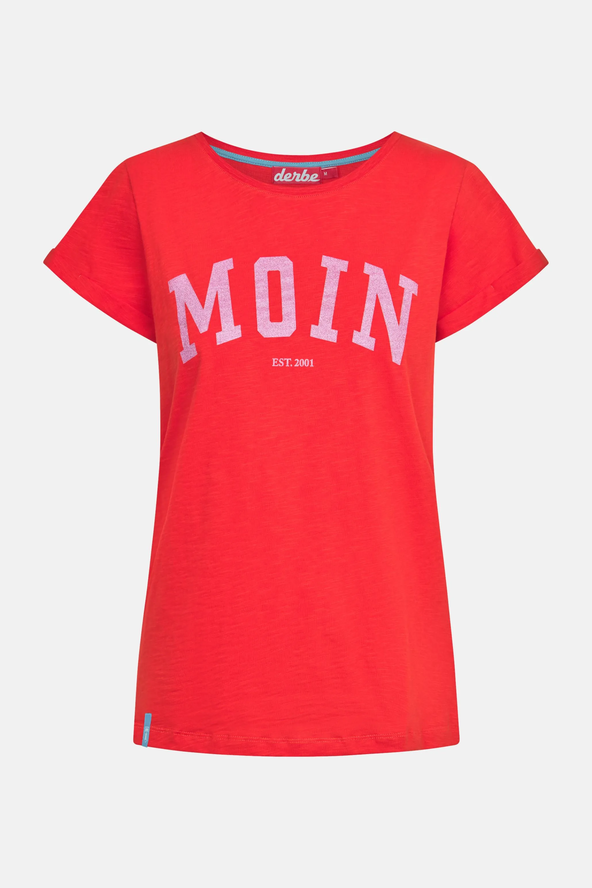 Derbe T-Shirt Moin Damen Rot