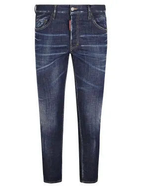   Dsquared2  Bleach-Effect Skinny Jeans Blue  Jeans 