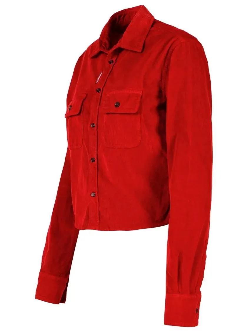   Dsquared2  Dean' Red Cotton Shirt Red  Hemden 