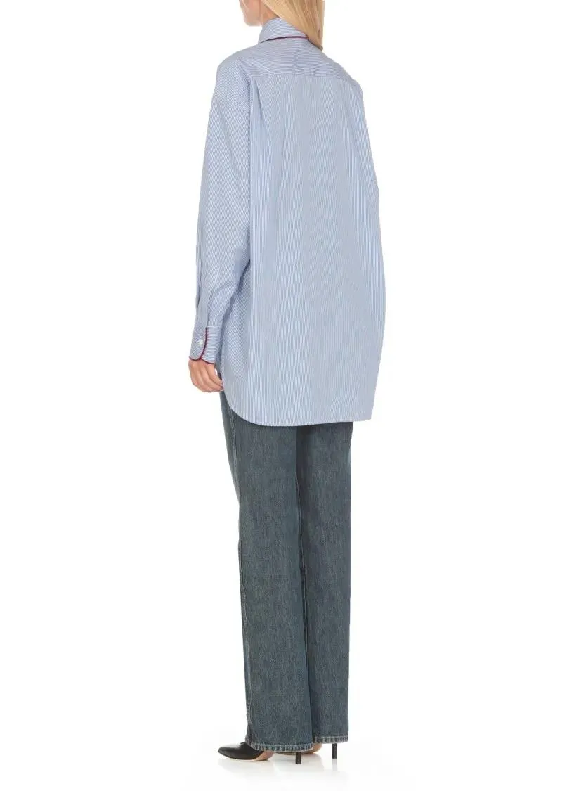   Etro  Blue Cotton Shirt Blue  Hemden 