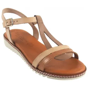 Eva Frutos - Damen Sandale 2282 Taupe