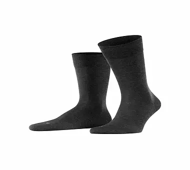 FALKE, Herren Socken Sensitive Malaga anthracite mel