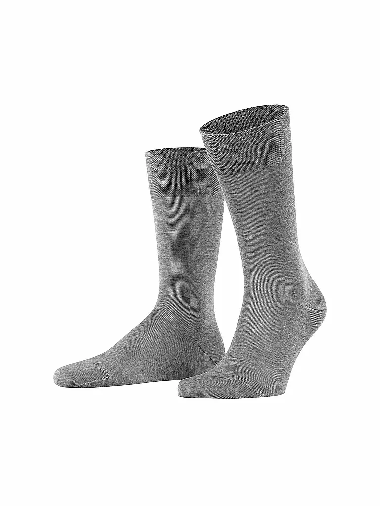 FALKE, Herren Socken Sensitive Malaga steel mel