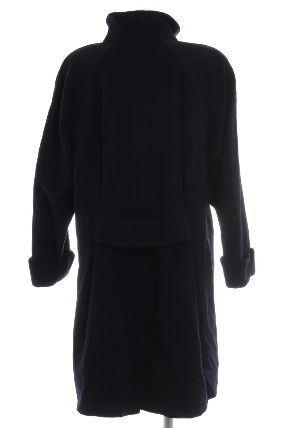 Franco Callegari Wollmantel dunkelblau Casual-Look