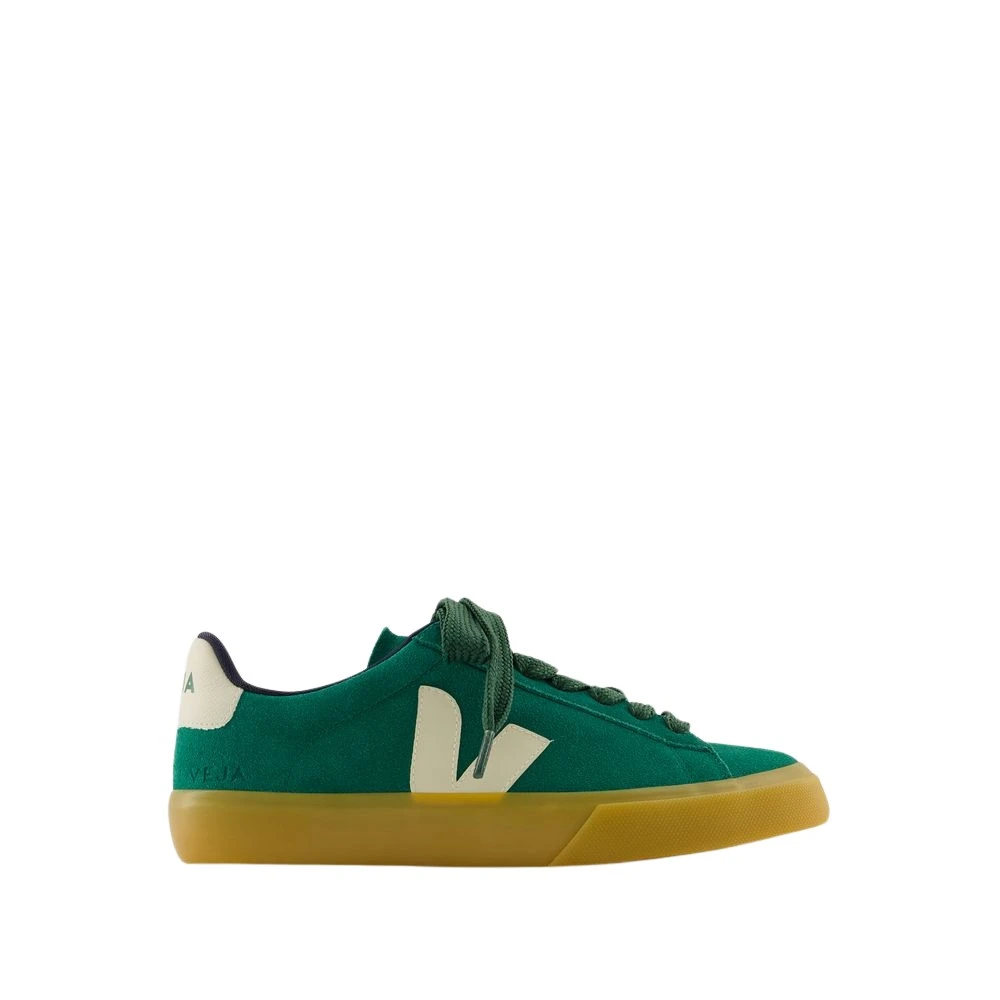 Grüne Leder Sneakers
