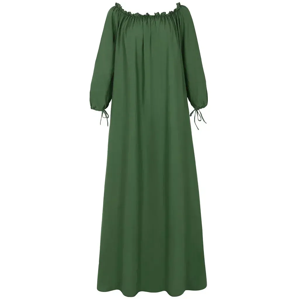 Heidi-Mode | Lässiges Off Shoulder Plus Size Maxi Kleid