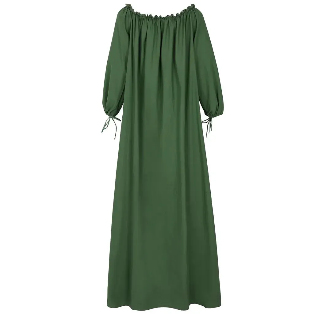 Heidi-Mode | Lässiges Off Shoulder Plus Size Maxi Kleid
