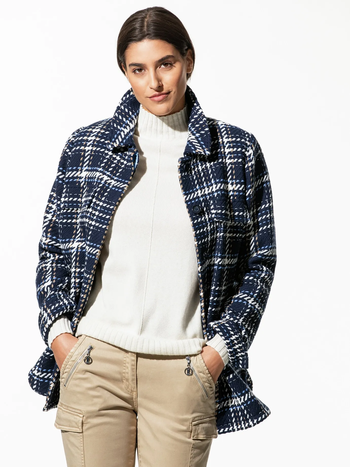 Hemdjacke Baumwollkaro