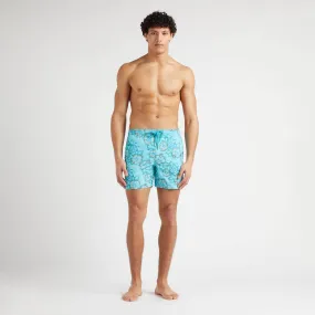 Hibiscus Badeshorts mit Stickerei für Herren – Limitierte Serie