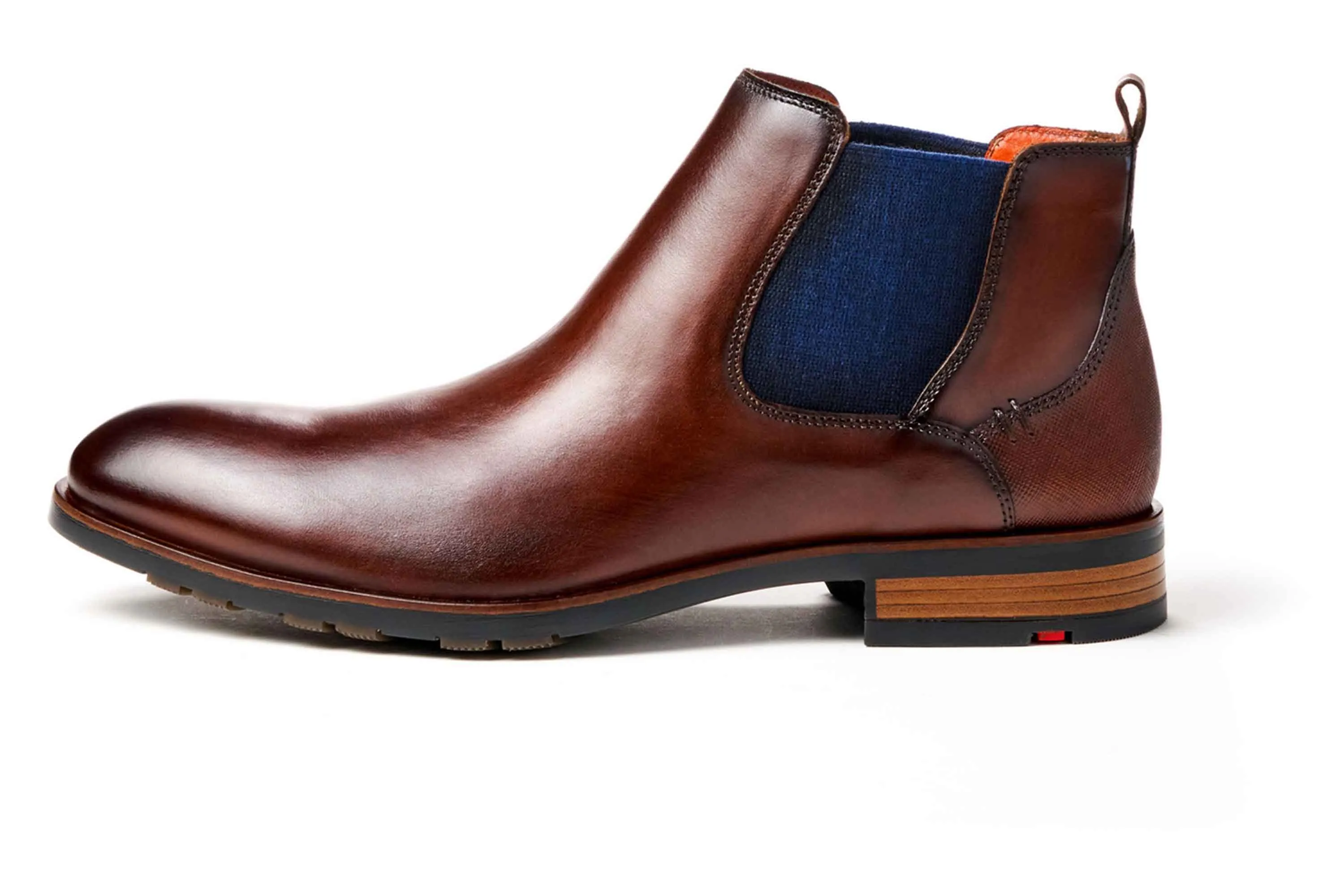 Lloyd Jonah Boots in Übergrößen Braun 23-657-33 große Herrenschuhe