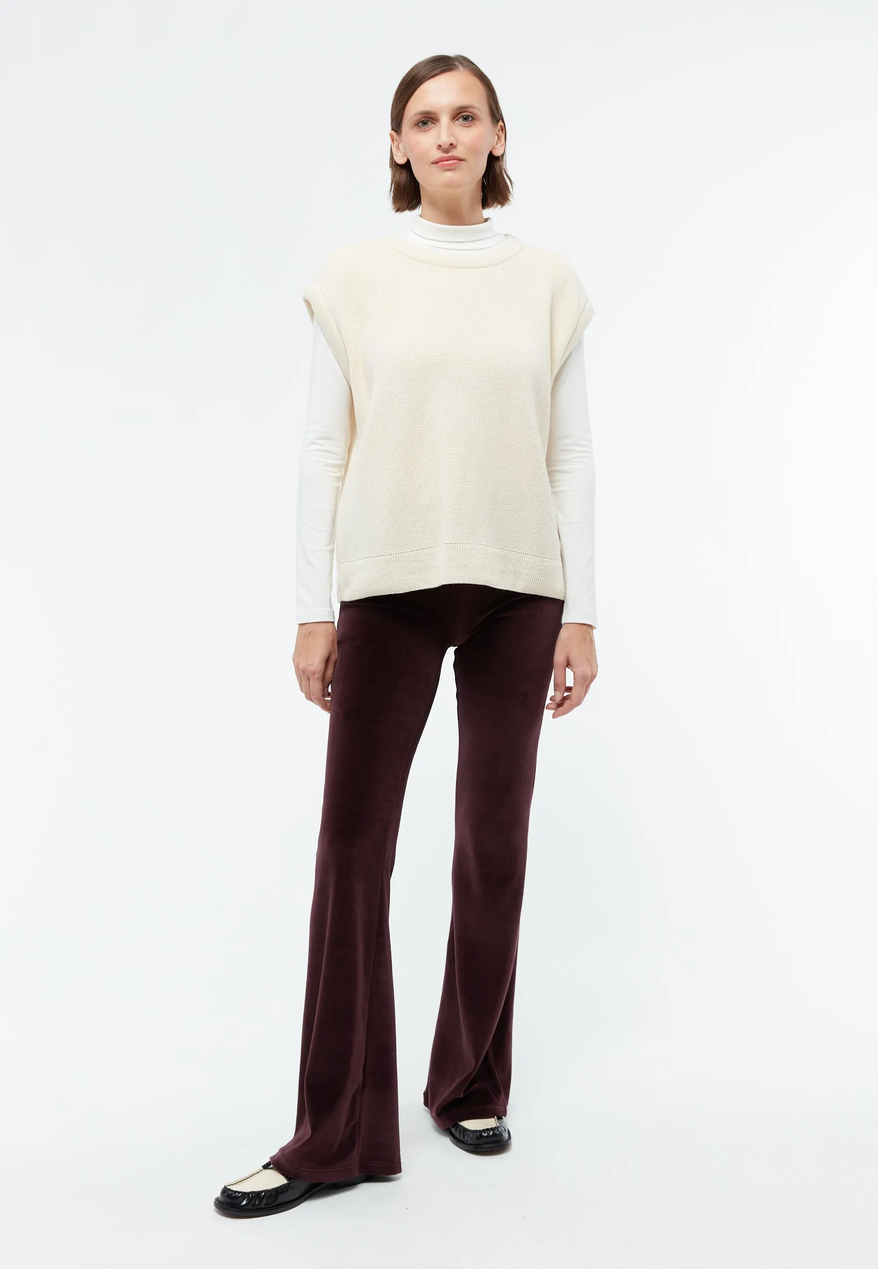 Pullunder RIKE aus Bio-Wolle - White (Wool)