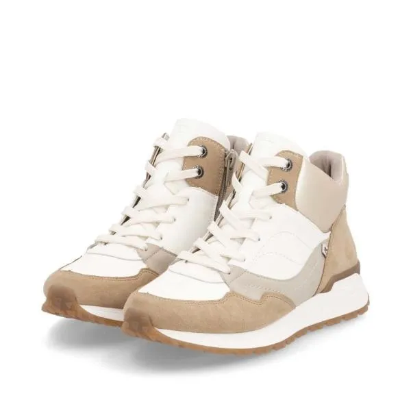 Rieker Revolution Damen Sneaker High beige S24 W0672-80