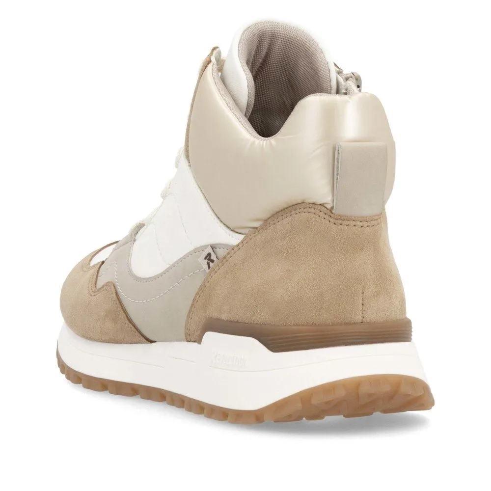 Rieker Revolution Damen Sneaker High beige S24 W0672-80