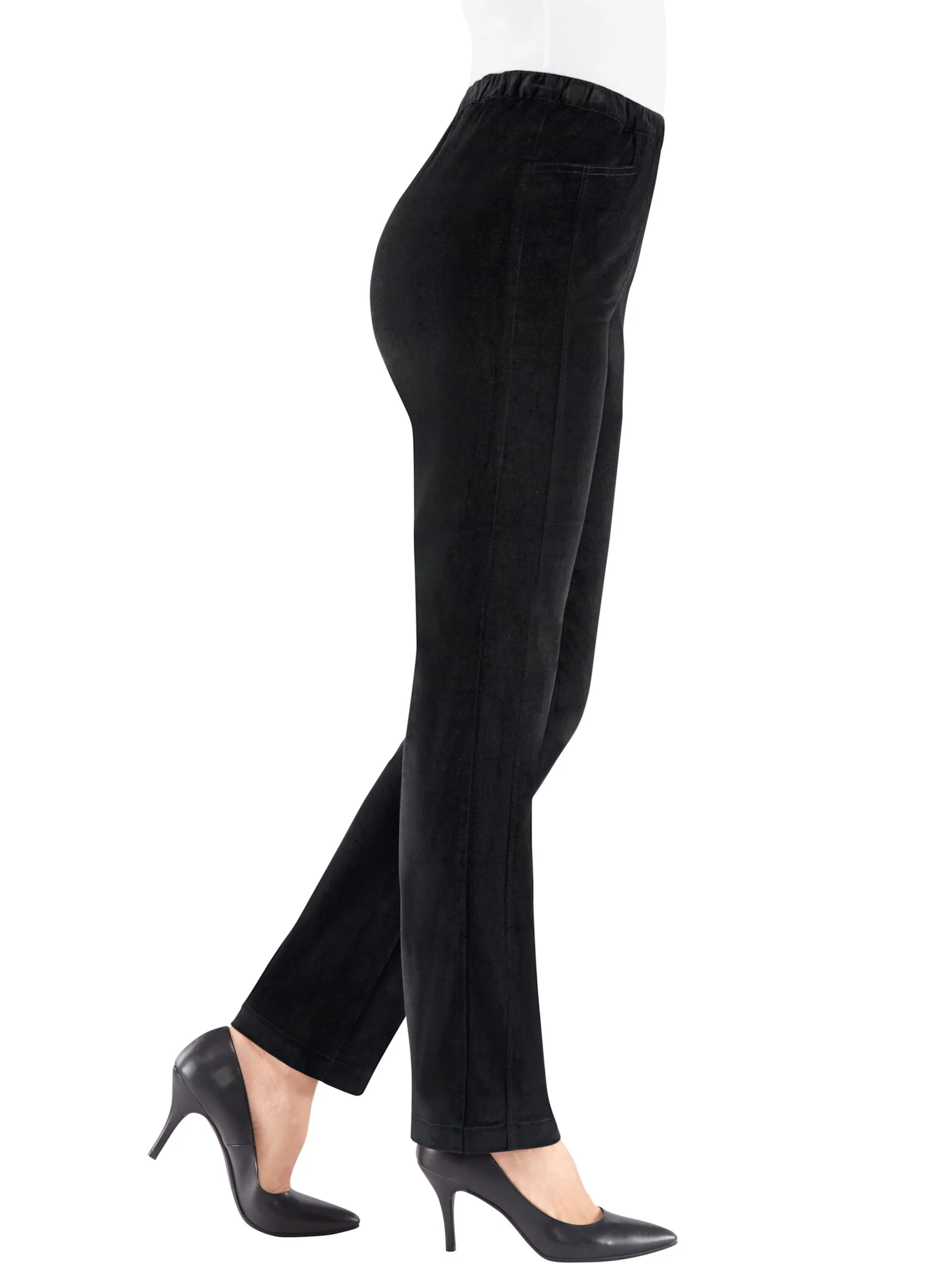 Schlupfhose in schwarz