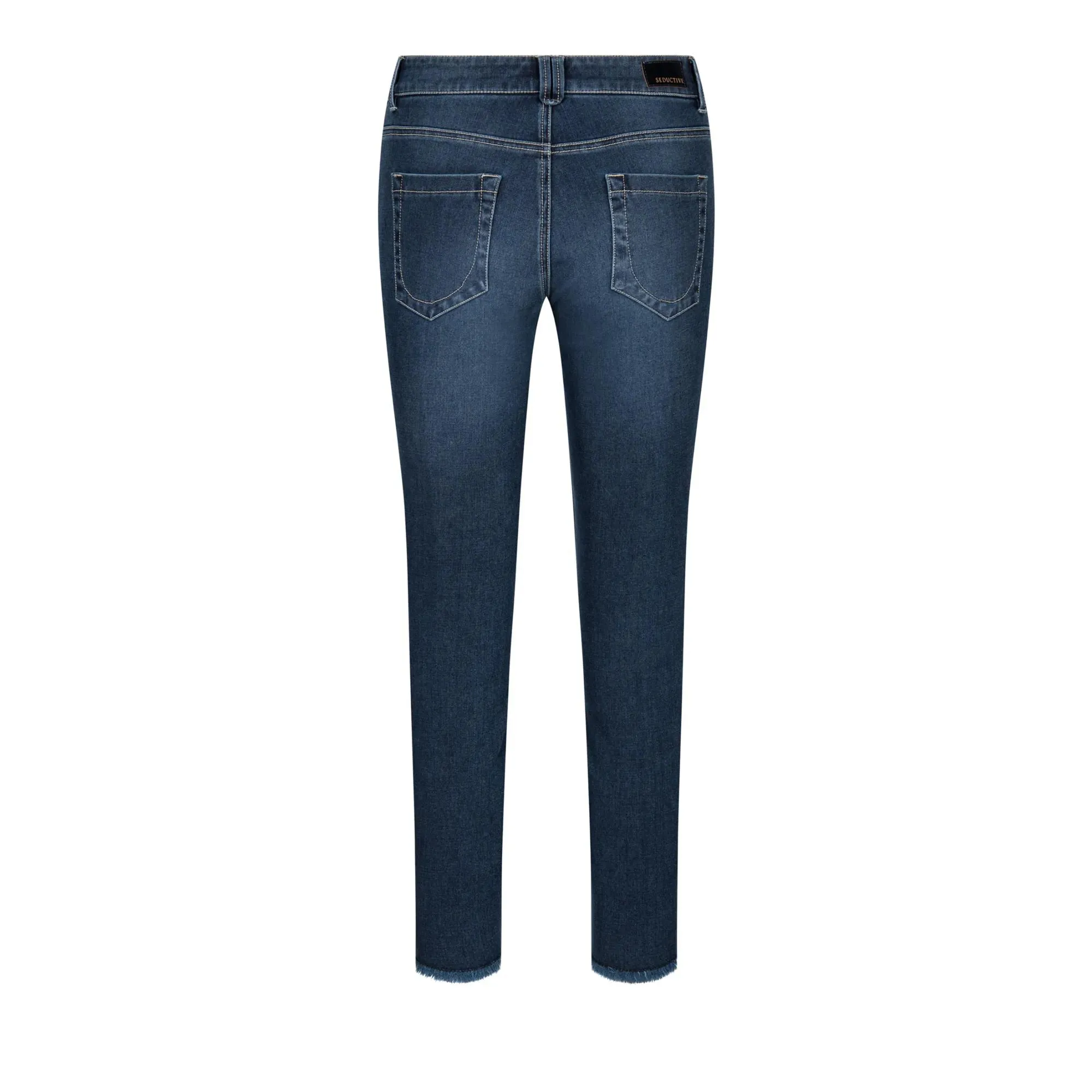   Seductive  Claire Cropped Moonlight Blue  Hosen 