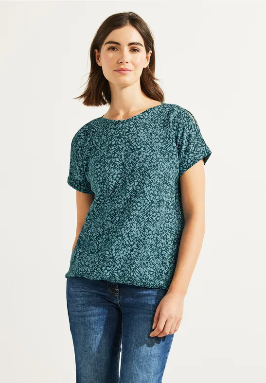 Shirt mit Minimalmuster