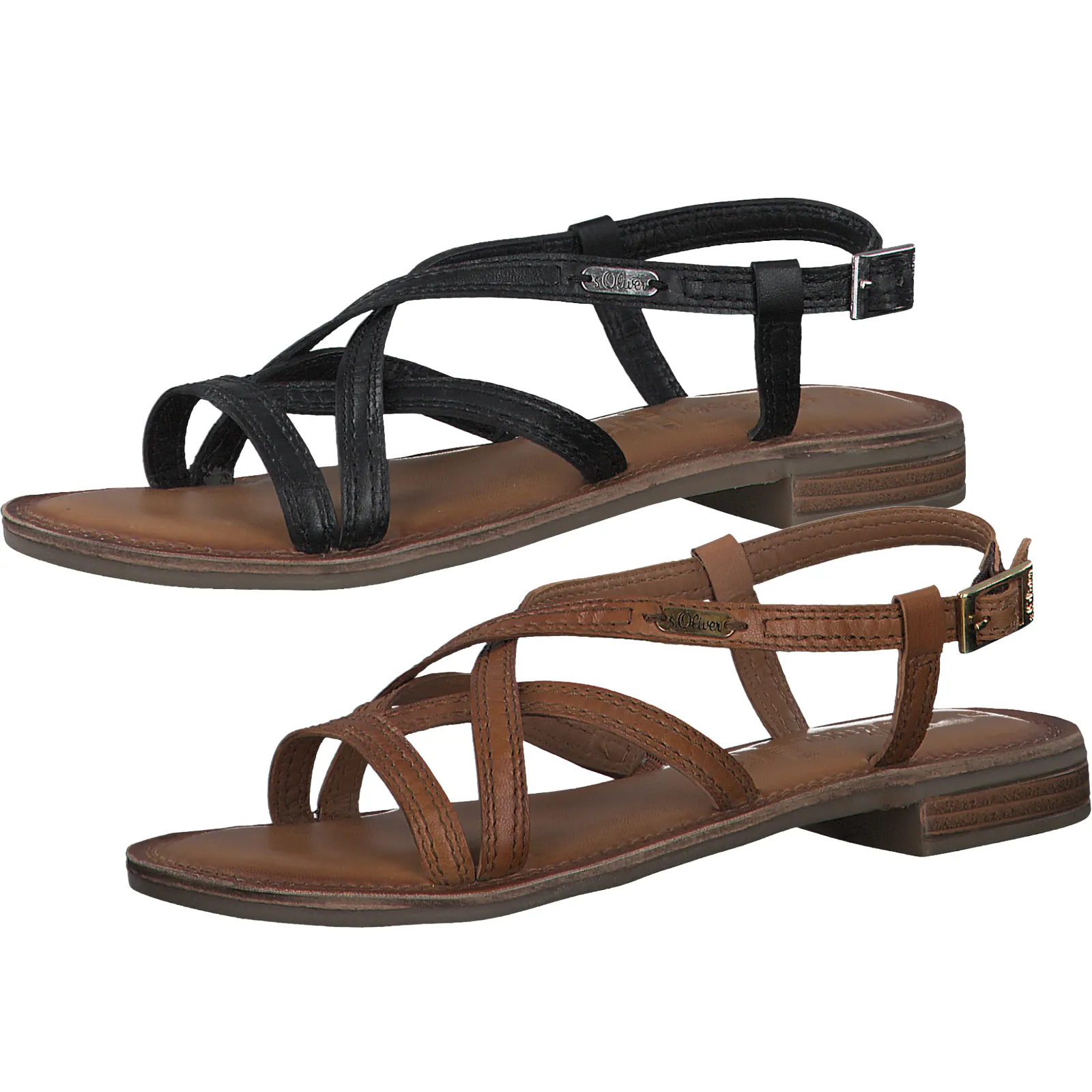 s.Oliver Damen Sandalen Leder