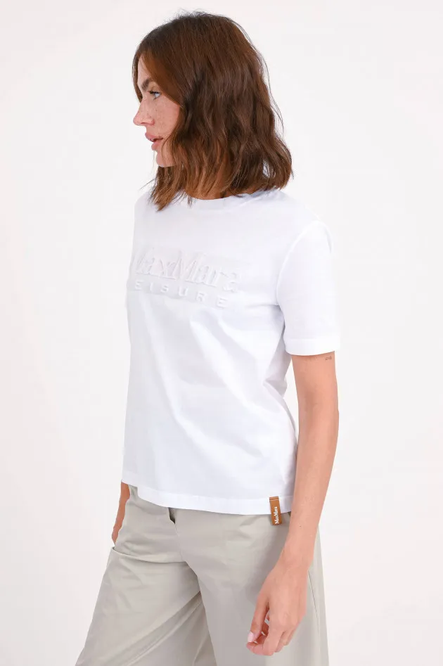 T-Shirt PAGGIO mit 3D-Print in Weiß