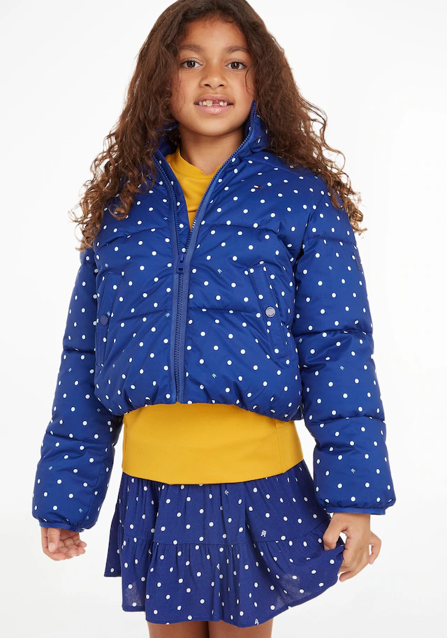 Tommy Hilfiger Winterjacke »ALLOVER PRINTED PUFFER JACKET«, für Babys