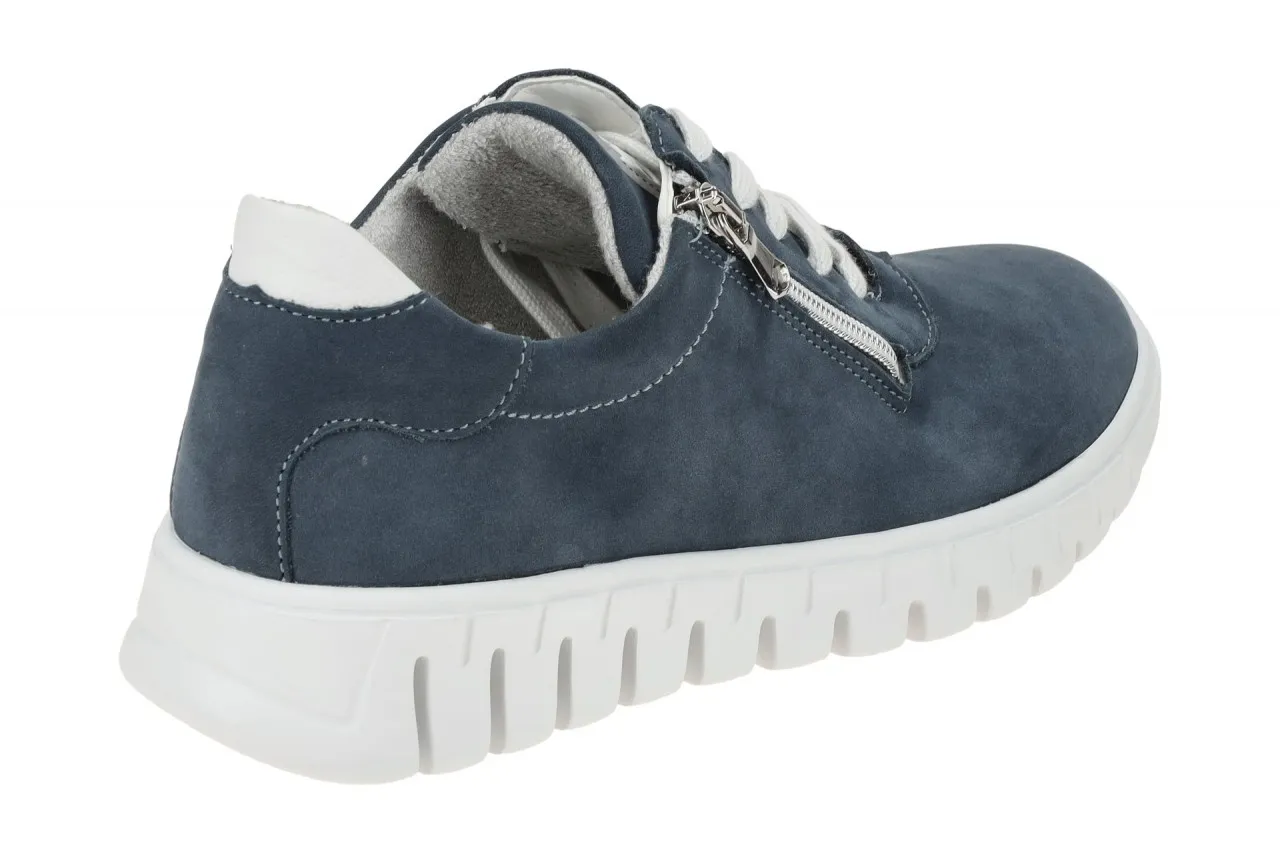 Waldläufer Birdy Schuhe blau jeans H-Weite 916001